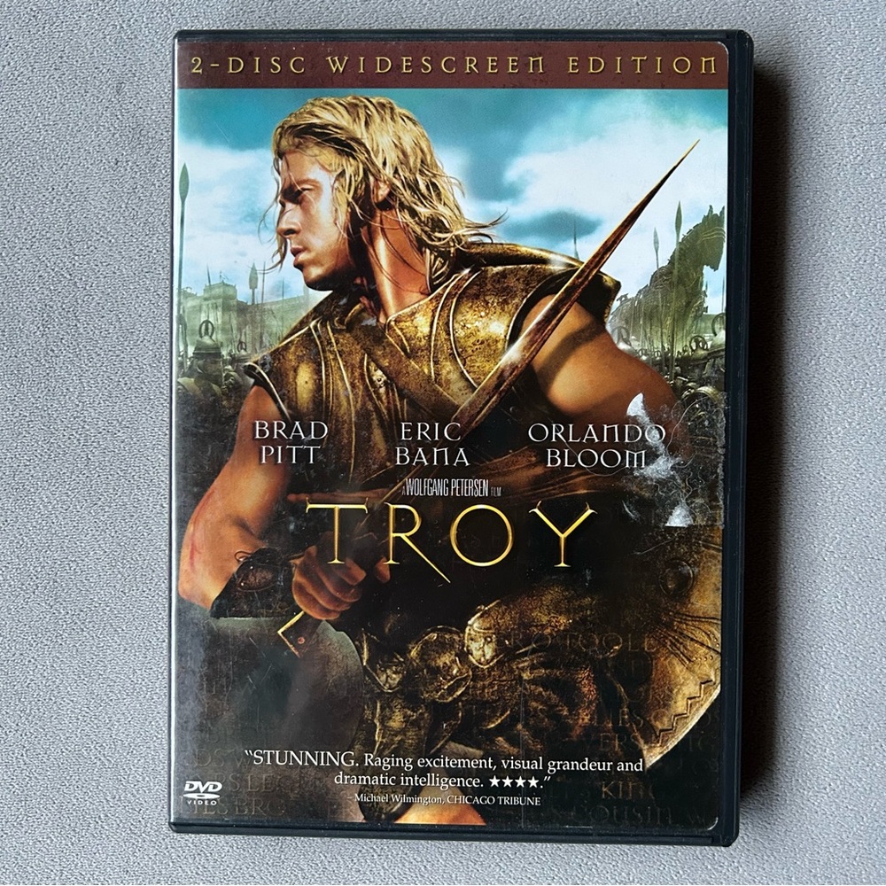 3 for $15 ~ Troy ~ Brad Pitt Eric Bana Orlando Bloom ~ DVD ~ 3 for $15